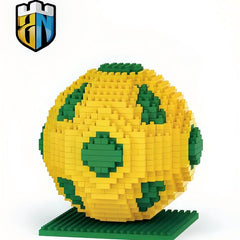 3D Football Model Building Blocks – Creative DIY Gift for Sports Fans (500 PCS+)