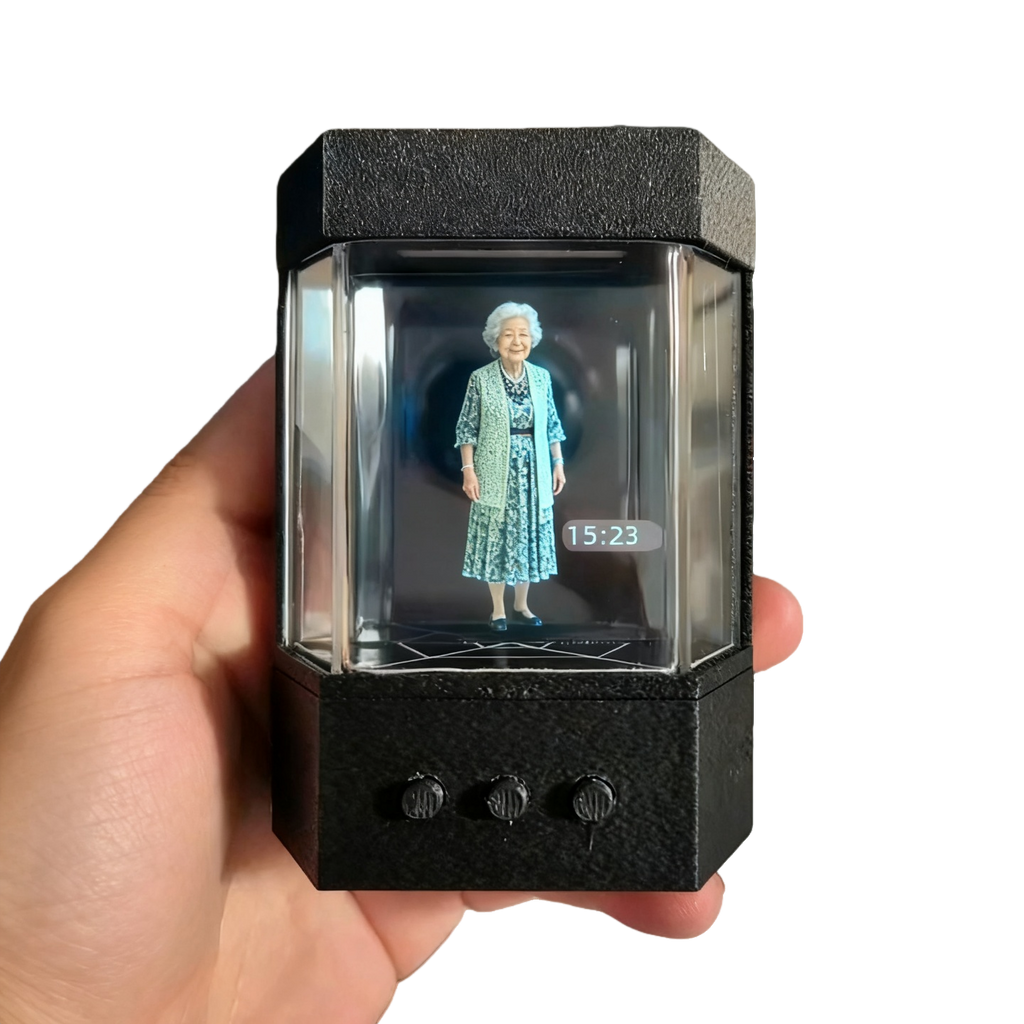 ForeverMiss 3D Holographic Memorial Keepsake | Custom Pet/Human Hologram Gift （Let longing leave its mark, let love never end.）