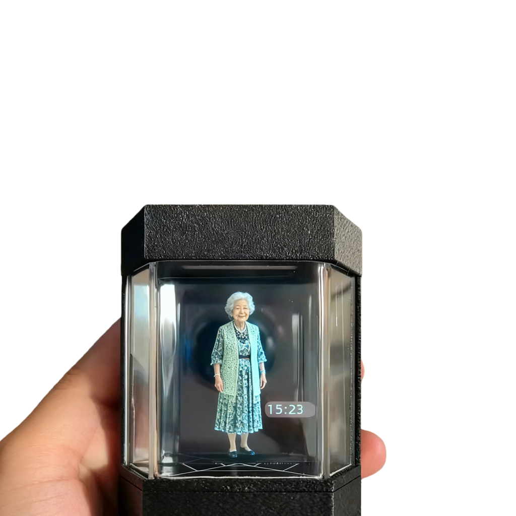 ForeverMiss 3D Holographic Memorial Keepsake | Custom Pet/Human Hologram Gift （Let longing leave its mark, let love never end.）