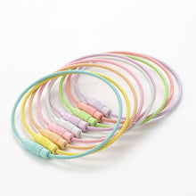 Load image into Gallery viewer, PVC Coated Stainless Steel Wire Cable Loops | Outdoor EDC Gear Hanging Rings