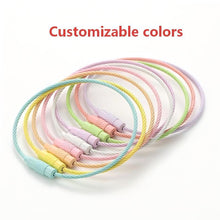 Load image into Gallery viewer, PVC Coated Stainless Steel Wire Cable Loops | Outdoor EDC Gear Hanging Rings