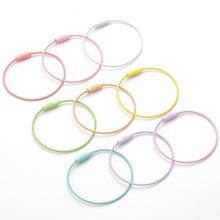 Load image into Gallery viewer, PVC Coated Stainless Steel Wire Cable Loops | Outdoor EDC Gear Hanging Rings